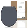 Image de Abattant WC en duroplast ANTHRAZIT avec frein de chute Anthracite