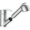 Image de Schütte, Robinetterie de cuisine, Robinet Cuisine DIZIANI Robinet d'évier chromé Douche extractible Pivotant 35670