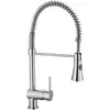 Image de Schütte, Robinetterie de cuisine, Robinet Cuisine CORNWALL Robinet d'évier à ressort spiralé Chrome Pivotant 79150