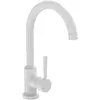 Image de Schütte, Robinetterie de cuisine, Robinet Cuisine CORNWALL Robinet d'évier Blanc mat Pivotant 79161
