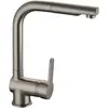 Image de Schütte, Robinetterie de cuisine, Robinet Cuisine LONDON Robinet d'évier inox extractible pivotant 79705