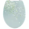 Image de Abattant WC ovale en duroplast FLOWER IN THE WIND avec frein de chute
