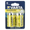 Image de Varta Superlife - Batterie 2 x D - Carbon Zinc