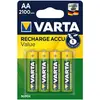 Image de Varta Batteria Stilo AA Ricaricabile 2100mah Conf.Blister 4pz (4 pcs, AA, 2100 mAh), Batteries + piles