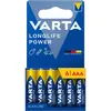 Image de Varta Longlife Power AAA (6 pcs, AAA, 1260 mAh), Batteries + piles
