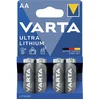 Image de Piles ULTRA LITHIUM 1,5 V LR06 AA VARTA 6106301404