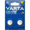 Image de Varta Electronics CR2016 (2 pcs, CR2016, 87 mAh), Batteries + piles