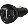 Image de Varta Chargeur de voiture USB, Adaptateur pour véhicule, Noir