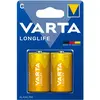 Image de Varta VAR Longlife C 2er blister (2 pcs, C, 7600 mAh), Batteries + piles