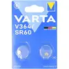 Image de Varta Pile Silver Oxide, pile bouton, 364, SR60, 1.55V (2 pcs, SR60, 20 mAh), Batteries + piles