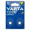 Image de Varta Electron V12ga/Lr432er Blister Articles D'Approvisionnement (2 pcs, LR43), Batteries + piles