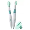 Image de NUK 2 Brosses à Dents Educative 6 mois et plus + 1 bague de sécurité