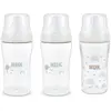 Image de NUK, Biberon, Perfect Match 3er Flaschen Set PP 260ml Regenb. / Schafe (260 ml)