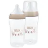 Image de NUK, Biberon, Perfect Match Twin Bottle Set 260ml PP-Babyflaschen Affe (260 ml)
