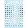 Image de 5 Planches Stickers Chiffres Herma