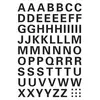 Image de 1 Planche de Stickers Lettres majuscules 10mm