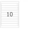 Image de HERMA Special - Papier - mat - auto-adhésif permanent - perforé - blanc - 192 x 25.4 mm 250 étiquette(s) (25 feuille(s) x 10 étiquettes de dossiers opaques