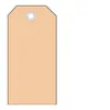 Image de HERMA - Carton - marron lisse - 60 x 113 mm 1000 unités tags