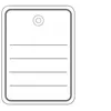 Image de HERMA Merchandise tag - Blanc - 48 x 65 mm 1000 étiquette(s) étiquettes pour badges
