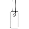 Image de Herma strung marking tags 7x15mm with white string 1000 pcs. (6931)