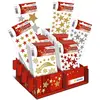 Image de HERMA, Autocollants, Stickers de Noël MAGIC Glittery Stars, Présentoir avec impression de Noël, 6 Mot (60 Autocollants)