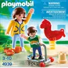 Image de Playmobil  uf de Pâques 4939 Maman avec enfant et aire de jeux