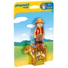Image de Playmobil 1.2.3 6976 Aventurier avec tigre