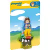 Image de PLAYMOBIL 1.2.3 6977 Femme avec chien