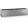 Image de Pot de fleur LECHUZA Balconera Steel 80, gris perle satiné