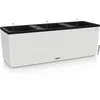 Image de Jardiniere Trio Cottage 30 - LEC - kit complet - blanc - résistant aux intempéries