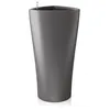 Image de Pot de fleur - LEC - Delta Premium 40 - anthracite métallisé - systeme d'irrigation intégré