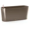 Image de Pot de table Delta 20 - kit complet, taupe brillant 40 cm