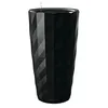 Image de Pot de fleur LECHUZA Diamante Premium - kit complet, noir brillant