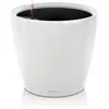 Image de LECHUZA Pot de fleurs Classico 35 LS ALL-IN-ONE - 35 x 32,5 cm - Blanc brillant - Systeme d'irrigation - Vol plantation: 13 L