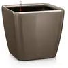 Image de Lechuza Premium 21 Ls Quadro Pot Avec Système D'Arrosage Taupe