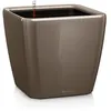 Image de Pot Quadro Premium LS 28 - kit complet, taupe brillant 28 cm