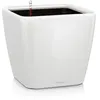 Image de Pot Quadro Premium LS 43 - kit complet, blanc brillant 43 cm