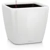 Image de Pot de fleur - LEC - Quadro Premium LS 50 - blanc brillant - systeme d'irrigation intégré