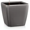 Image de Pot de fleur - LEC - Quadro Premium LS 50 - anthracite métallisé - 50 x 50 x 46,5 cm - 53 L