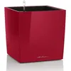 Image de Pot de fleur LECHUZA Cube Premium 40 - kit complet, rouge scarlet brillant