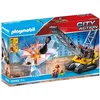 Image de Playmobil City Action 70442 Dragline avec mur de construction