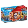 Image de Playmobil City Action 70774 Ouvrier et conteneur