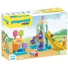 Image de Playmobil 1.2.3 71326 Aire de jeux avec toboggan géant 1.2.3