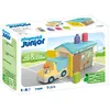 Image de Playmobil 1.2.3 70184 Ouvrier avec camion et garage