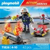 Image de Playmobil Action Heroes 71826 Pompier pompe à eau & réservoir enflammé