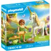 Image de Playmobil Regenbogenblumen-Einhorn Mit Fee (71840, Playmobil Princesse magique)