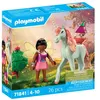 Image de 71841 Licorne Ciel rose avec fée