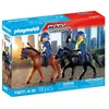 Image de 71877 Playmobil 2 policiers cavaliers avec leurs chevaux