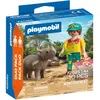 Image de Playmobil 72025 DuoPack Tierpfleger mit Nashorn (72025)