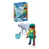 Image de 72090 Zoo : Ours polaire et gardien de zoo Playmobil